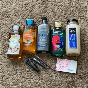 Bath and body works shower gel and ulta makeup